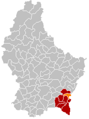 Localização de Stadtbredimus em Luxemburgo