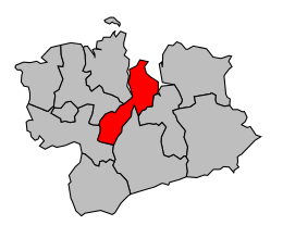 Cantone di Taulé – Mappa