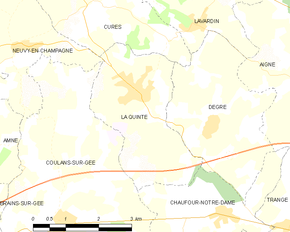 Poziția localității La Quinte