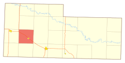 Location in Adams County