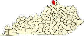 Localisation de Comté de BooneBoone County