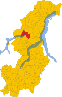 Locatie van Porlezza in Como (CO)