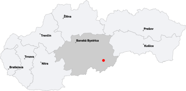 Poziția localității Rimavská Sobota