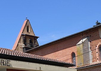 Vue du clocher-mur