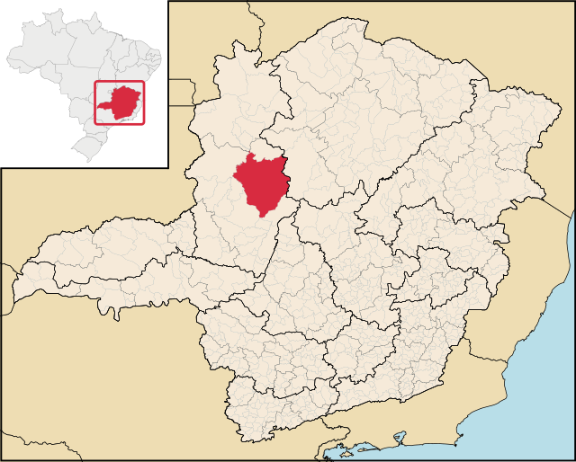 Localização de João Pinheiro em Minas Gerais