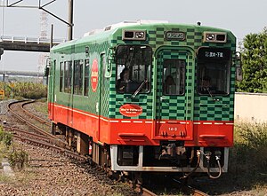 下館駅付近にて