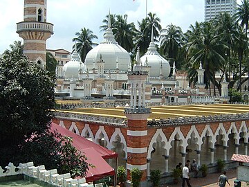 Xhamia Jamek në Kuala Lumpur.