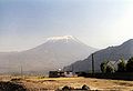 Der Große Ararat von Doğubeyazıt aus gesehen