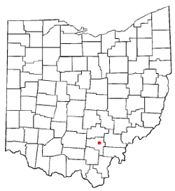 Vị trí trong Quận Vinton, Ohio