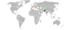 نقشهٔ موقعیت پاکستان و مجارستان.