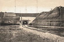 Palas Tunnel on inauguration 1900