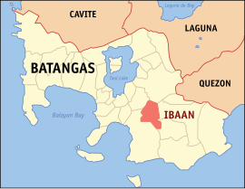 Ibaan na Batangas Coordenadas : 13°49'3.36"N, 121°7'58.80"E