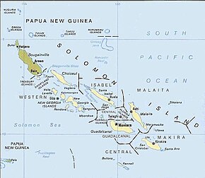 Description de l'image Political map of the Solomon Islands archipelago in 1989.jpg.