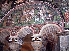 Mosaico de San Vital de Rávena (arte bizantino).
