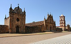 Jesuitenreduktionskirche in San José de Chiquitos (restauriert von Hans Roth)