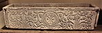 Sarcophagus with Chi-Rho symbol and Alpha and Omega, 6th century, Soissons, France