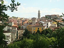 Satriano di Lucania, a town in the Melandro Valley, Basilicata, South Italy Satriano di Lucania centro.JPG
