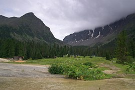 View of the Sayan Range in Northern Tuva.