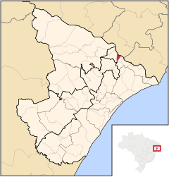 Amparo de São Francisco – Mappa