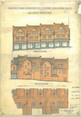 Proposals for shops/stores at Stanford, Hampshire by Arthur Stedman (Circa 1900)