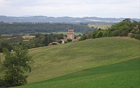 Collines au-dessus de Saint-Félix-de-Tournegat