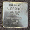 Stolperstein Beethovenstraße 11 Alice Bloch