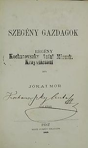 A(z) Szegény gazdagok (regény) lap bélyegképe