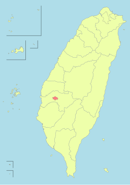 Taiwan ROC political division map Chiayi City