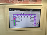 車内の旅客案内装置