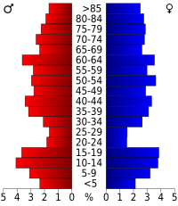 Pyramide des âges.