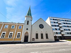 Vaasan baptistikirkko osoitteessa Raastuvankatu 44 D.