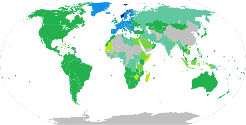 Visa requirements for Norwegian citizens holding ordinary passports
.mw-parser-output .legend{page-break-inside:avoid;break-inside:avoid-column}.mw-parser-output .legend-color{display:inline-block;min-width:1.25em;height:1.25em;line-height:1.25;margin:1px 0;text-align:center;border:1px solid black;background-color:transparent;color:black}.mw-parser-output .legend-text{}
Norway
Freedom of movement
Visa not required / ESTA / eTA / eVisitor
Visa on arrival
eVisa
Visa available both on arrival or online
Visa required Visa requirements for Norwegian citizens.svg