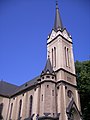 Farský kostol sv. Jána Krstiteľa vo Vrútkach, projekt: Jozef Pfinn, staviteľ: S. Zachar (1905)