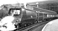 In original unrebuilt condition, waiting to depart Waterloo with "The Bournemouth Belle" in Oct 1946