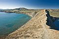 View of "Tykhaya Bay" near Koktebel on Crimea's Black Sea coast