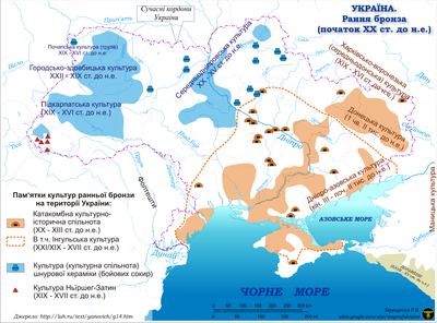 Культури ранньої бронзової доби України