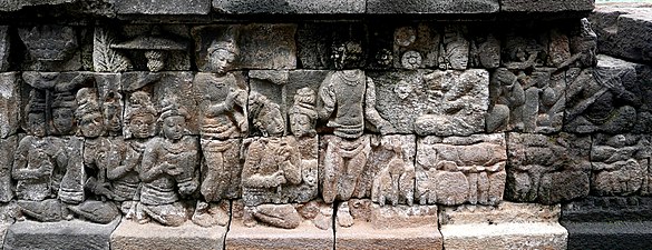 Gandarvas em Borobudur