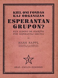 Kiel oni fondas kaj organizas Esperantan Grupon?