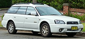 2001 Subaru Outback (BHE MY02) H6 station wagon (2011-03-10) 01.jpg