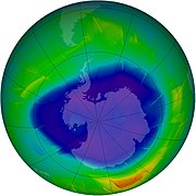 Ozonloch in Antarktis 2009
