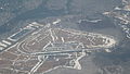 Aerial view of Pocono Raceway in Long Pond