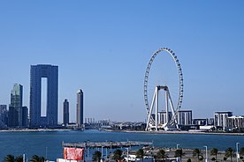 Ain Dubai, the ferris wheel located in Dubai, United Arab Emirates.