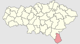 Aleksandrovo-Gajskij rajon – Mappa