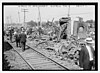 Aftermath of the wreck of the Bar Harbor Express