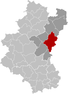 Localisation de Bastogne