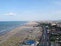 Rimini beach