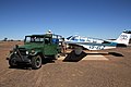 Beechcraft and Toyota-Car 2018 in Simplon, Namibia