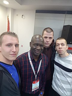 Ben Johnson with the Serbian Beasts.jpg