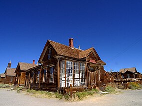 The ghost town of Bodie, California