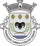 Wappen von Codessoso, Curros e Fiães do Tâmega